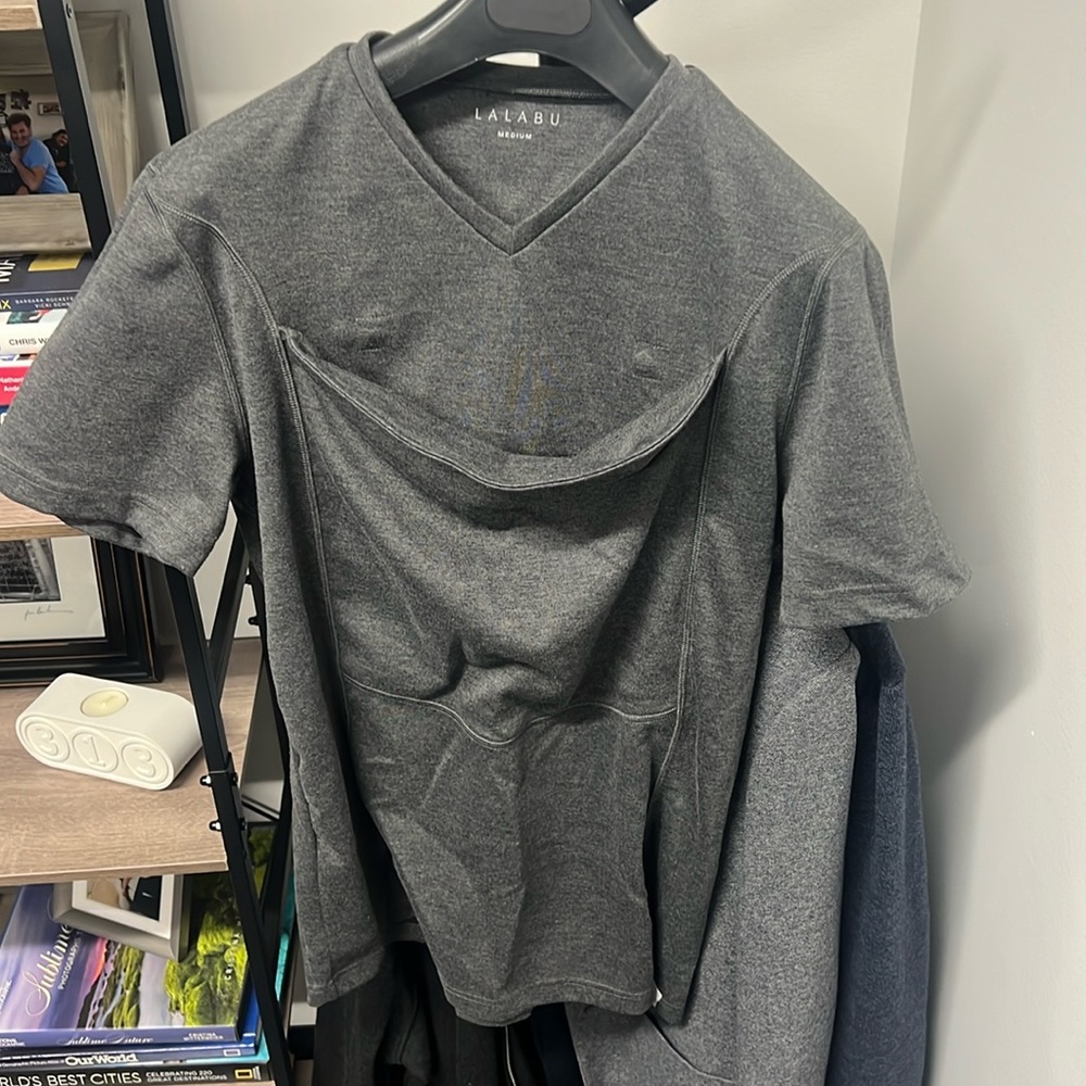 Lalanu tee shirt with pocket. Mint condition.
